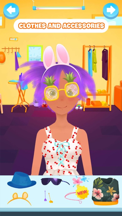 Hair salon & makeup game screenshot 2