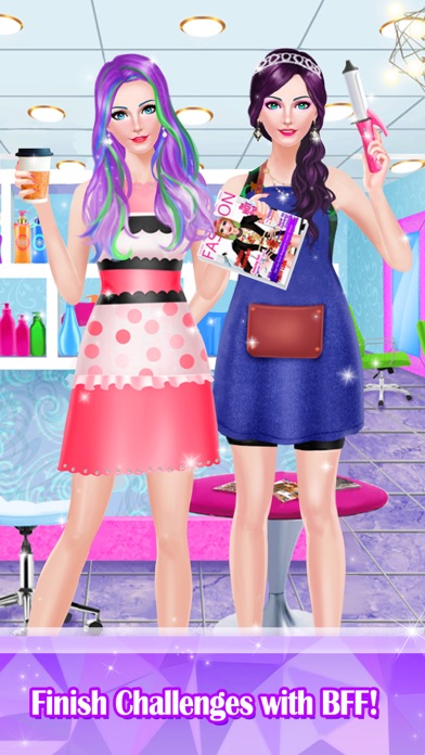 Hair Styles Fashion Girl Salon screenshot 1