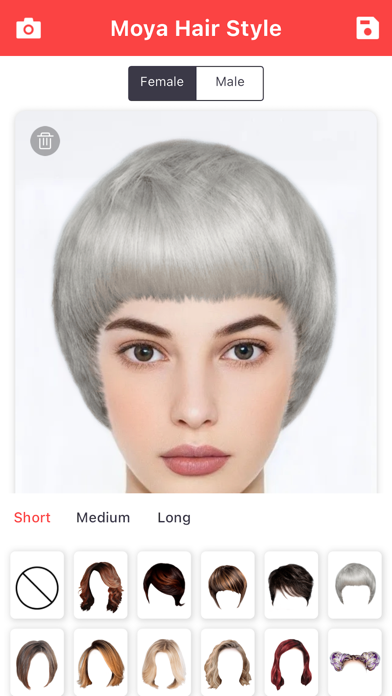 Hairstyle Try On - Hair Filter screenshot 3