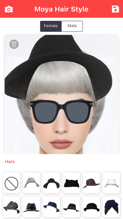 Hairstyle Try On - Hair Filter screenshot 1