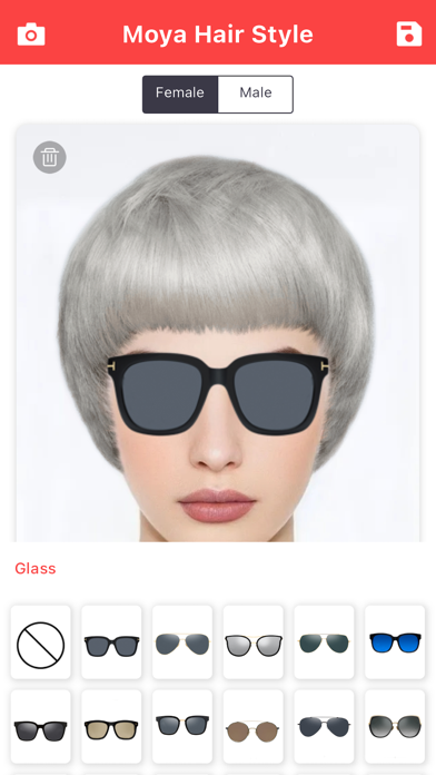Hairstyle Try On - Hair Filter screenshot 2