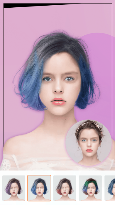 Hairstyle Try On - Hair Salon screenshot 4