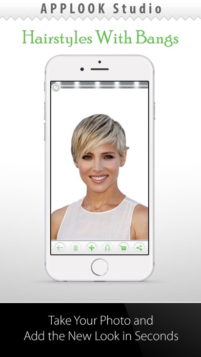 Hairstyle Try On With Bangs screenshot 4