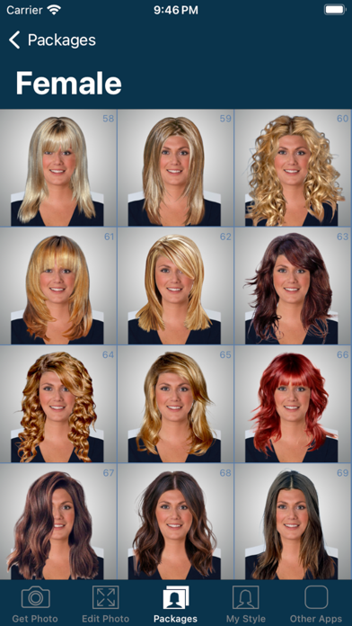 Hairstyle Try On screenshot 10