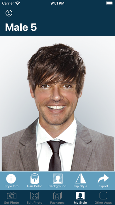 Hairstyle Try On screenshot 4