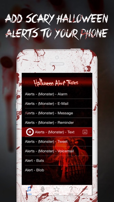 Halloween Alert Tones - Scary new sounds for your iPhone screenshot 4
