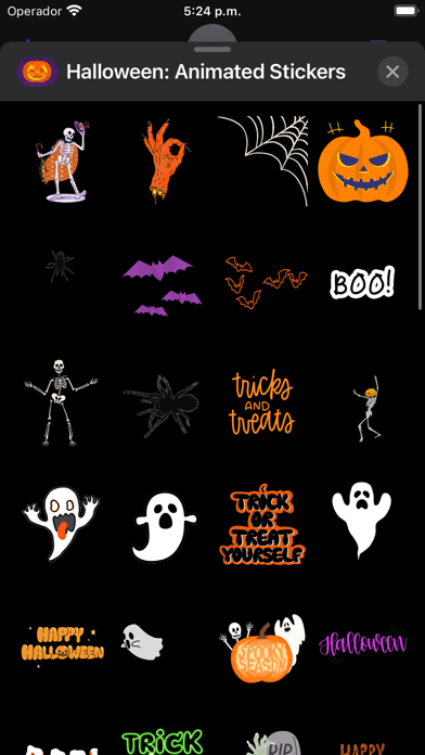 Halloween: Animated Stickers screenshot 2