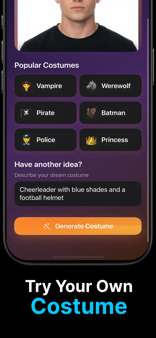 Halloween Costume AI: Photo screenshot 1