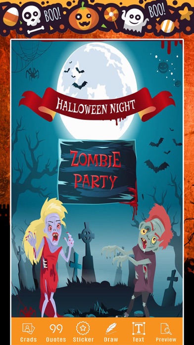 Halloween Party Greetings screenshot 3