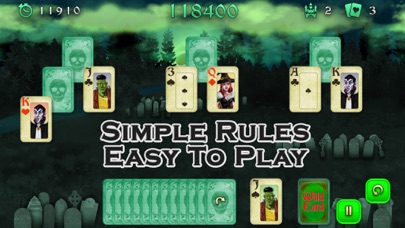 Halloween Tripeaks Solitaire screenshot 2