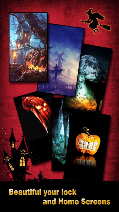 Halloween Wallpapers & Backgrounds HD - Home Screen Maker with Pumpkin, Scary, Ghost Images screenshot 4