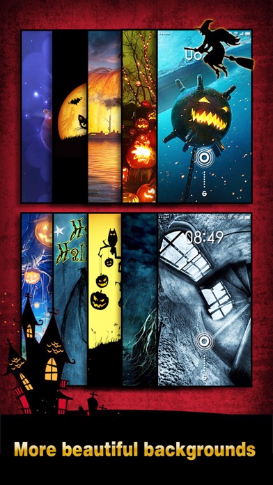 Halloween Wallpapers & Backgrounds HD - Home Screen Maker with Pumpkin, Scary, Ghost Images screenshot 3