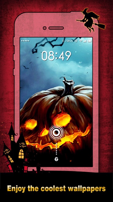 Halloween Wallpapers & Backgrounds HD - Home Screen Maker with Pumpkin, Scary, Ghost Images screenshot 2