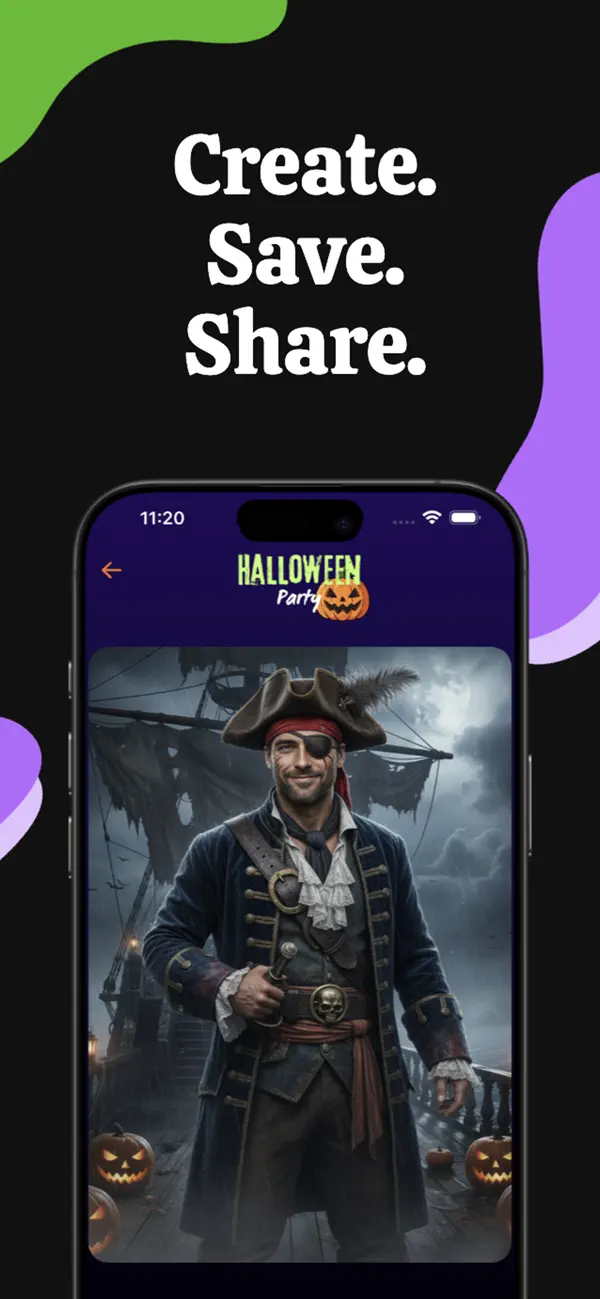 HalloweenParty - AI Costume screenshot 2