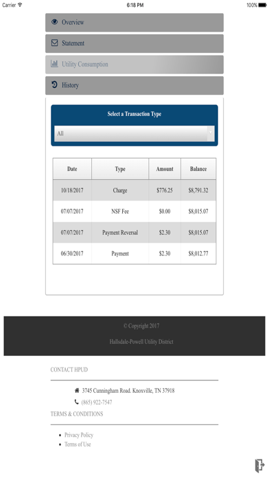 Hallsdale-Powell Utility screenshot 1