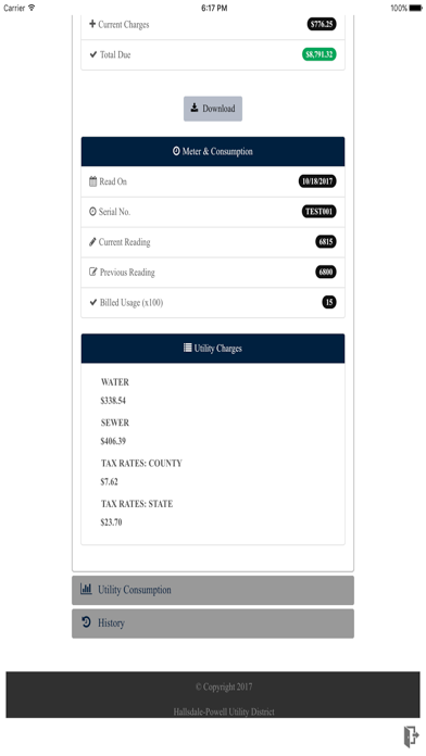 Hallsdale-Powell Utility screenshot 2