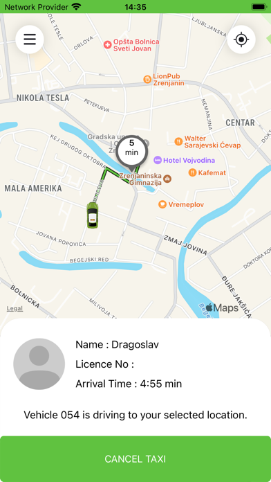 halo taxi Zrenjanin screenshot 1
