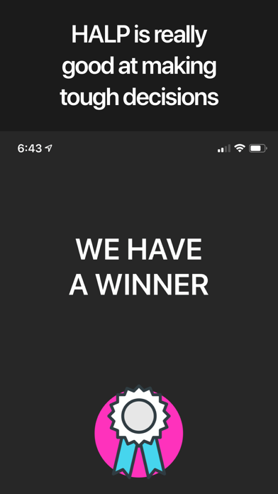 HALP - Random Decision Maker screenshot 1