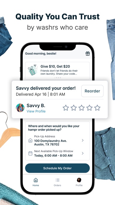 hampr: Laundry Service App screenshot 4