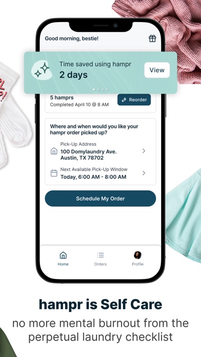 hampr: Laundry Service App screenshot 1