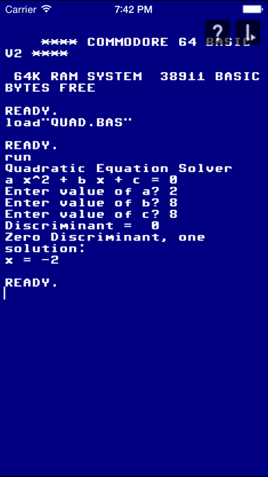 Hand BASIC - CBM Flavor screenshot 1