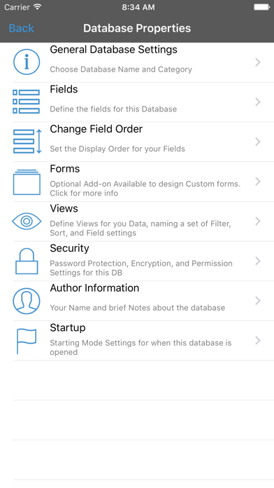 HanDBase Database Manager screenshot 1