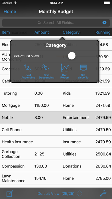 HanDBase Database Manager screenshot 4