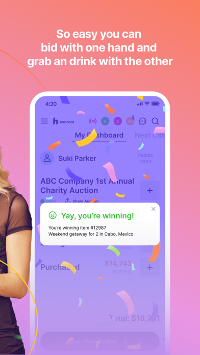 Handbid screenshot 1