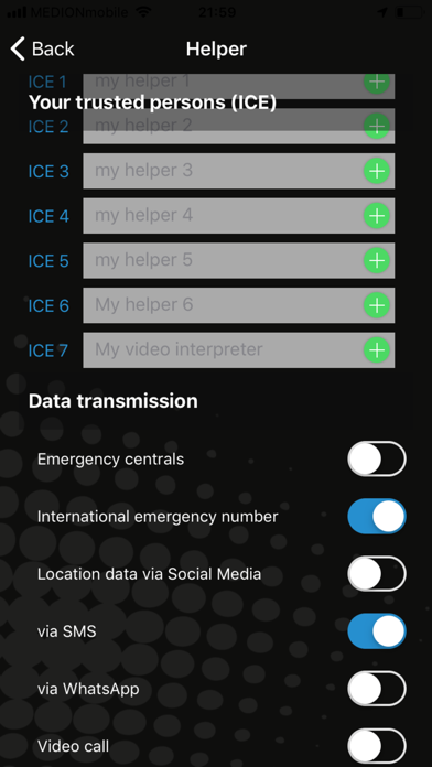 HandHelp - Emergency call app screenshot 1