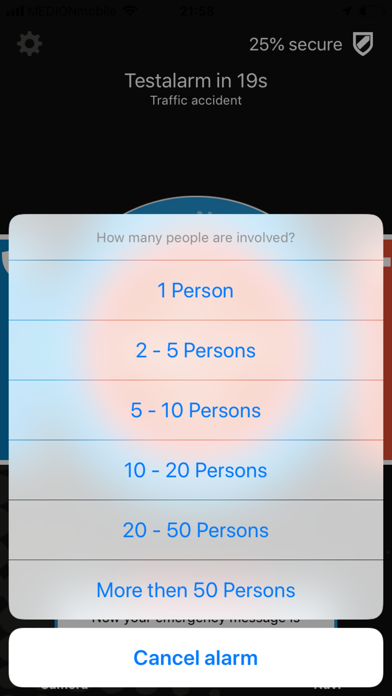 HandHelp - Emergency call app screenshot 6