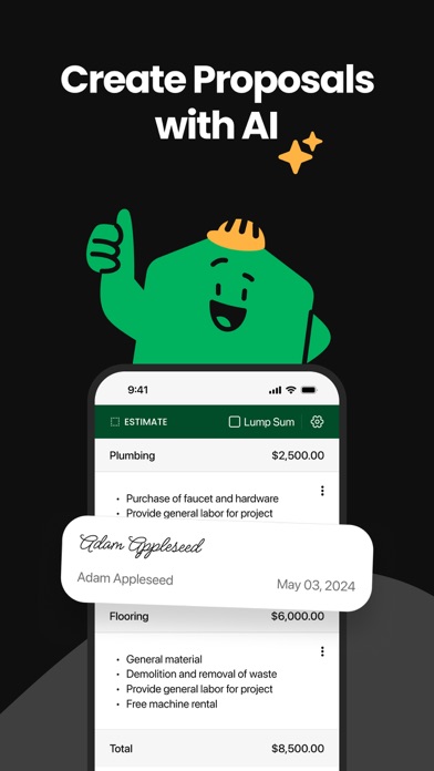 Handoff Construction Estimator screenshot 2