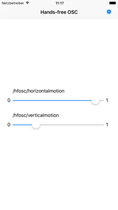 Hands-free OSC: control music with gestures screenshot 1