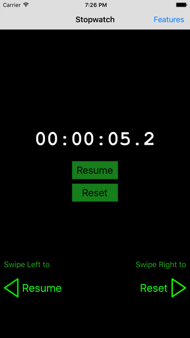 Hands-free Stopwatch: use hand gestures to control timer for swimming and kitchen screenshot 2
