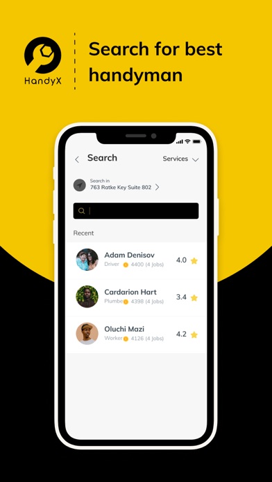 HandyX: Handyman Services screenshot 2