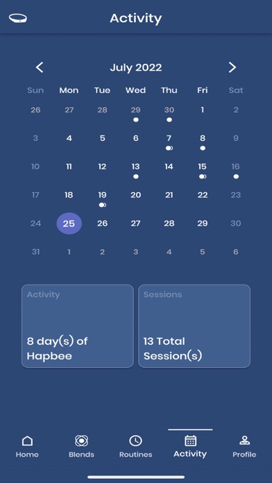 Hapbee Sleep & Health Wearable screenshot 1