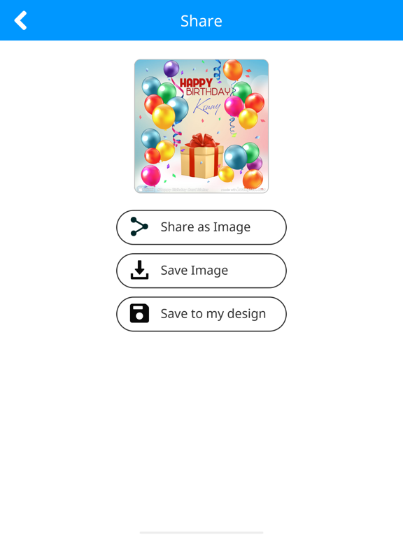 Happy Birthday Card Maker screenshot 1