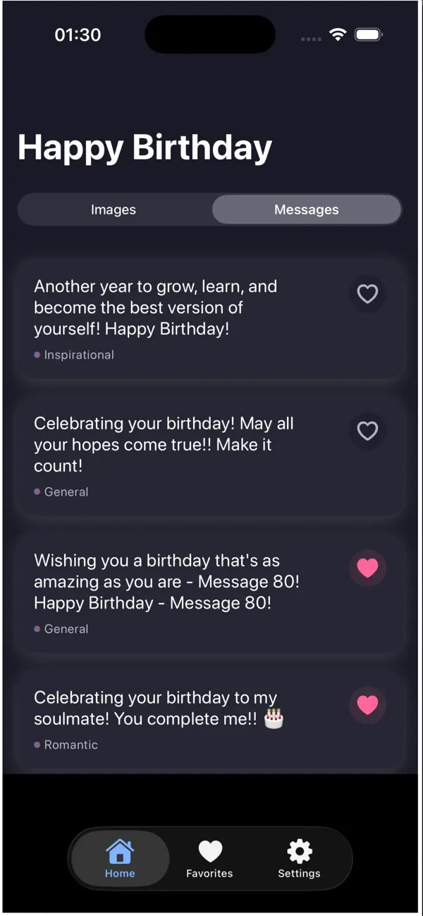 Happy Birthday Images & Text screenshot 5