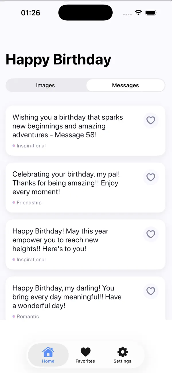 Happy Birthday Images & Text screenshot 1