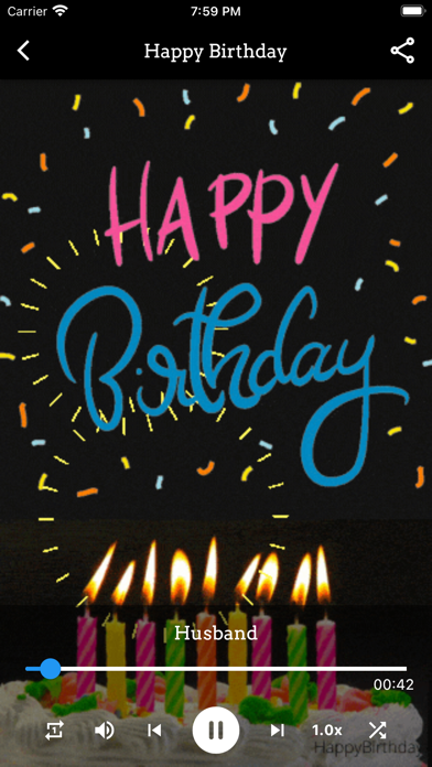 Happy Birthday Songs Wishes screenshot 4
