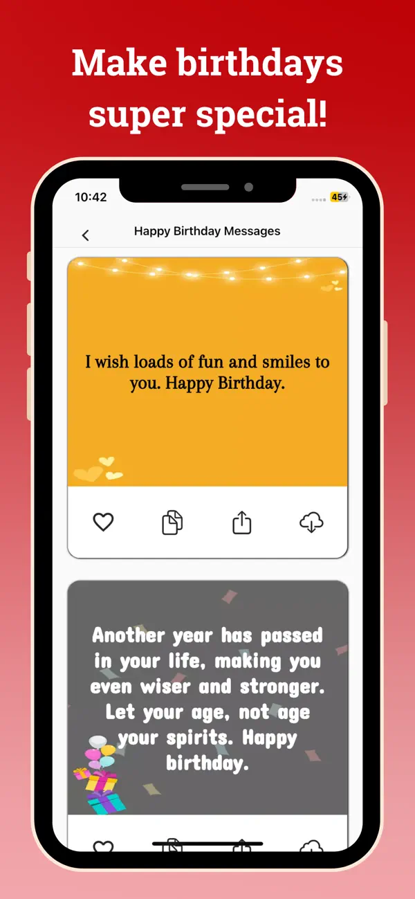 Happy Birthday Wishes & Quotes screenshot 2