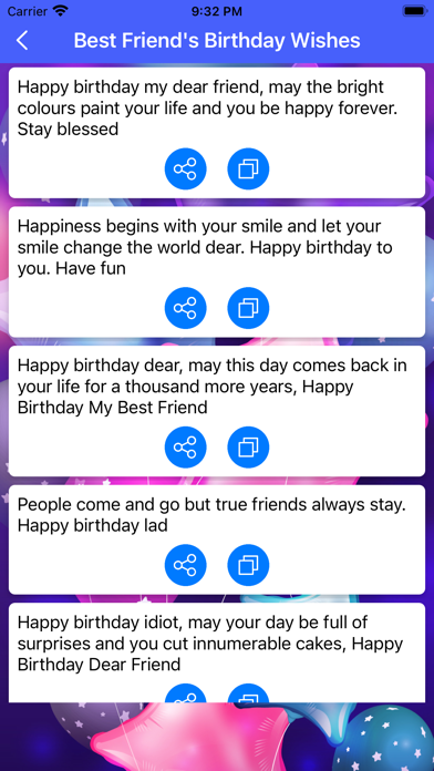 Happy Birthday Wishes! screenshot 6