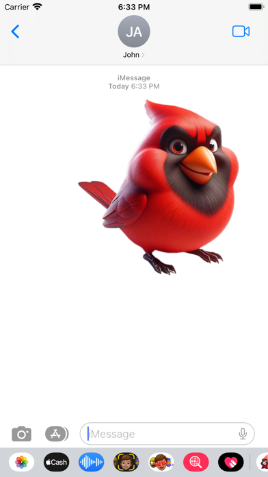 Happy Cardinal Stickers screenshot 3