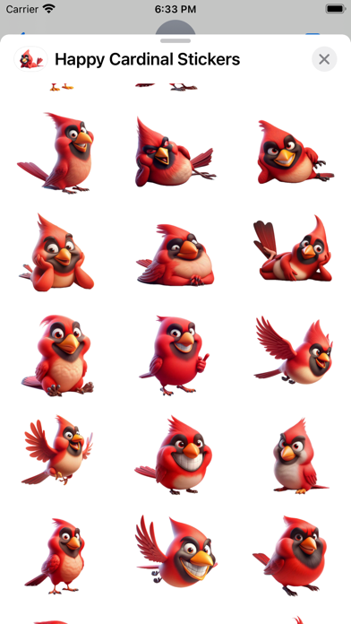 Happy Cardinal Stickers screenshot 5