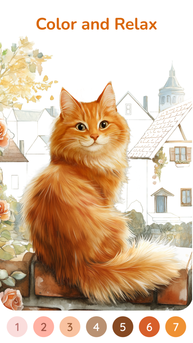 Happy Color by Numbers Game screenshot 1