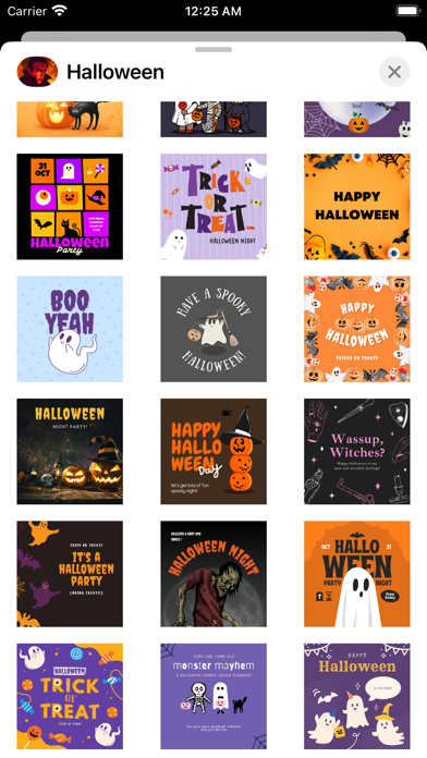 Happy Halloween Party Cards screenshot 1