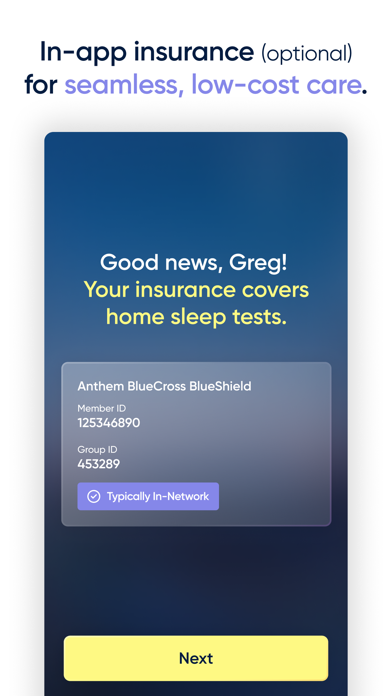 Happy Sleep: At-Home Testing screenshot 3