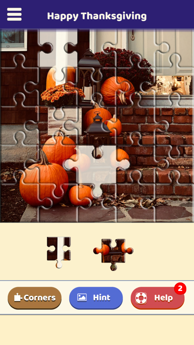 Happy Thanksgiving Puzzle screenshot 3