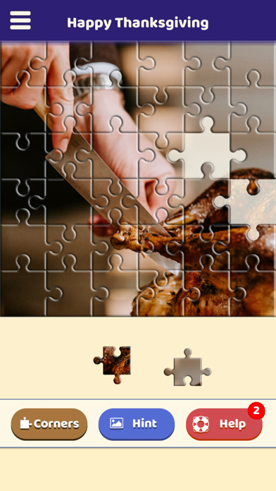 Happy Thanksgiving Puzzle screenshot 2