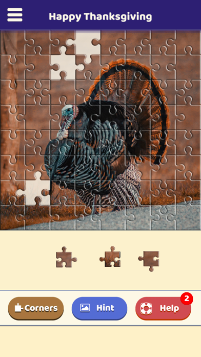 Happy Thanksgiving Puzzle screenshot 1