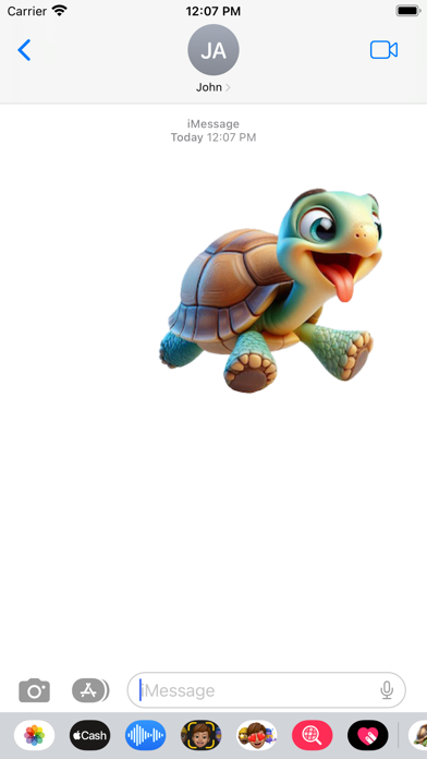 Happy Tortoise Stickers screenshot 3